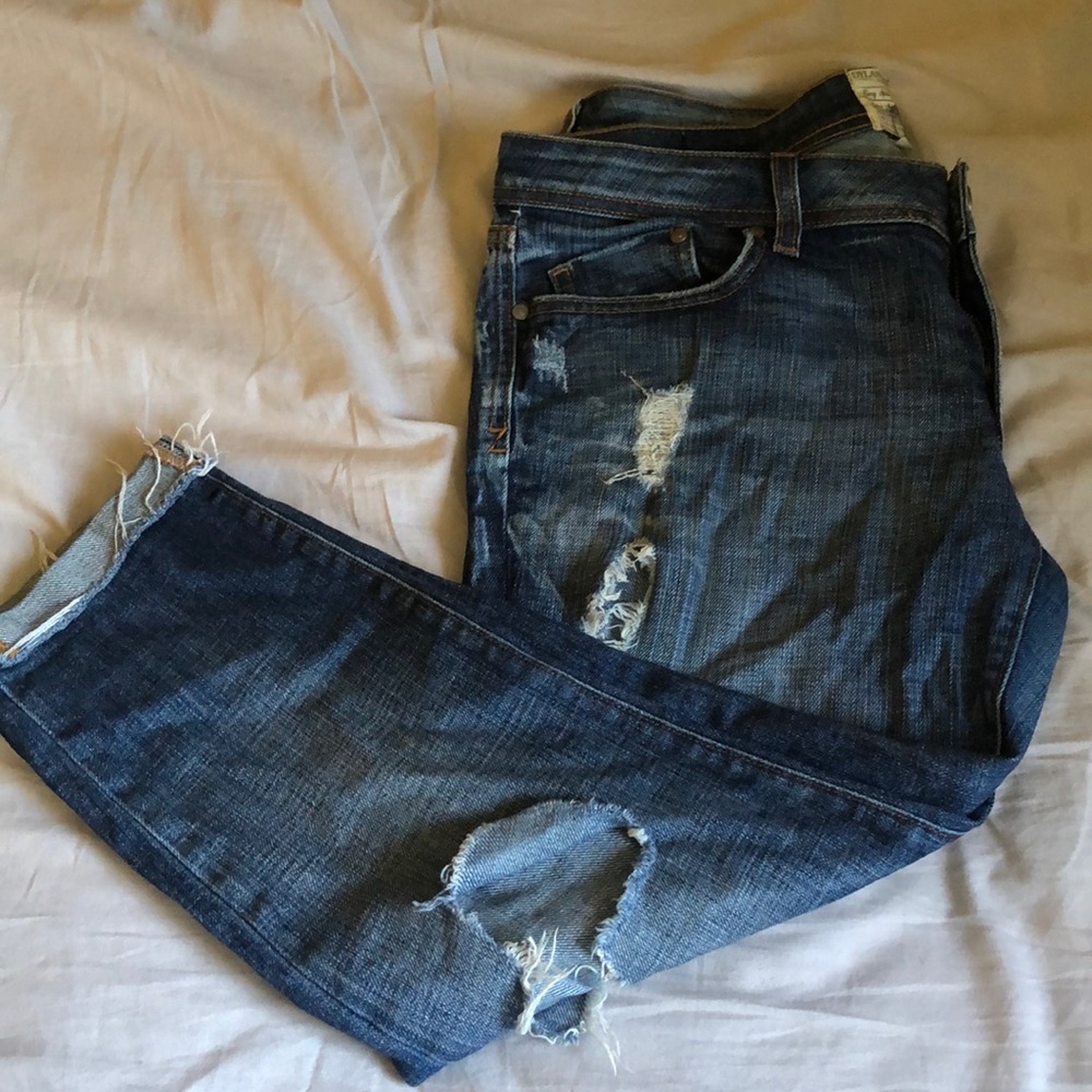 Dylan George distressed jeans